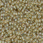 Miyuki seed beads 11/0 - Pale blue lined light topaz luster 11-359